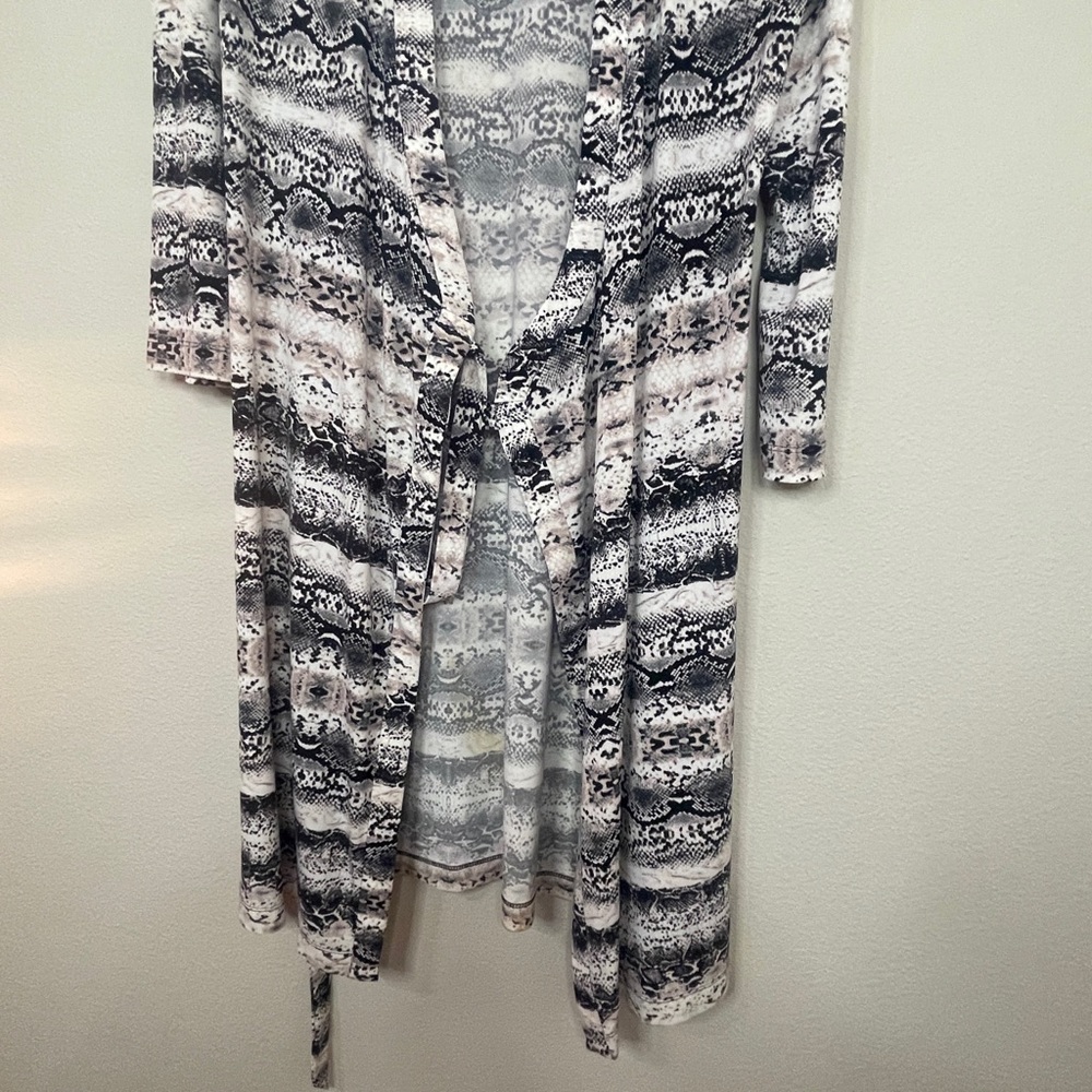 Calvin Klein Snake Wrap Dress Size 6 - Picture 9 of 11